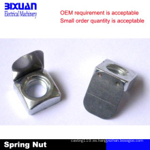 Hoja Spring Nut, Spring Nut, Square Nut